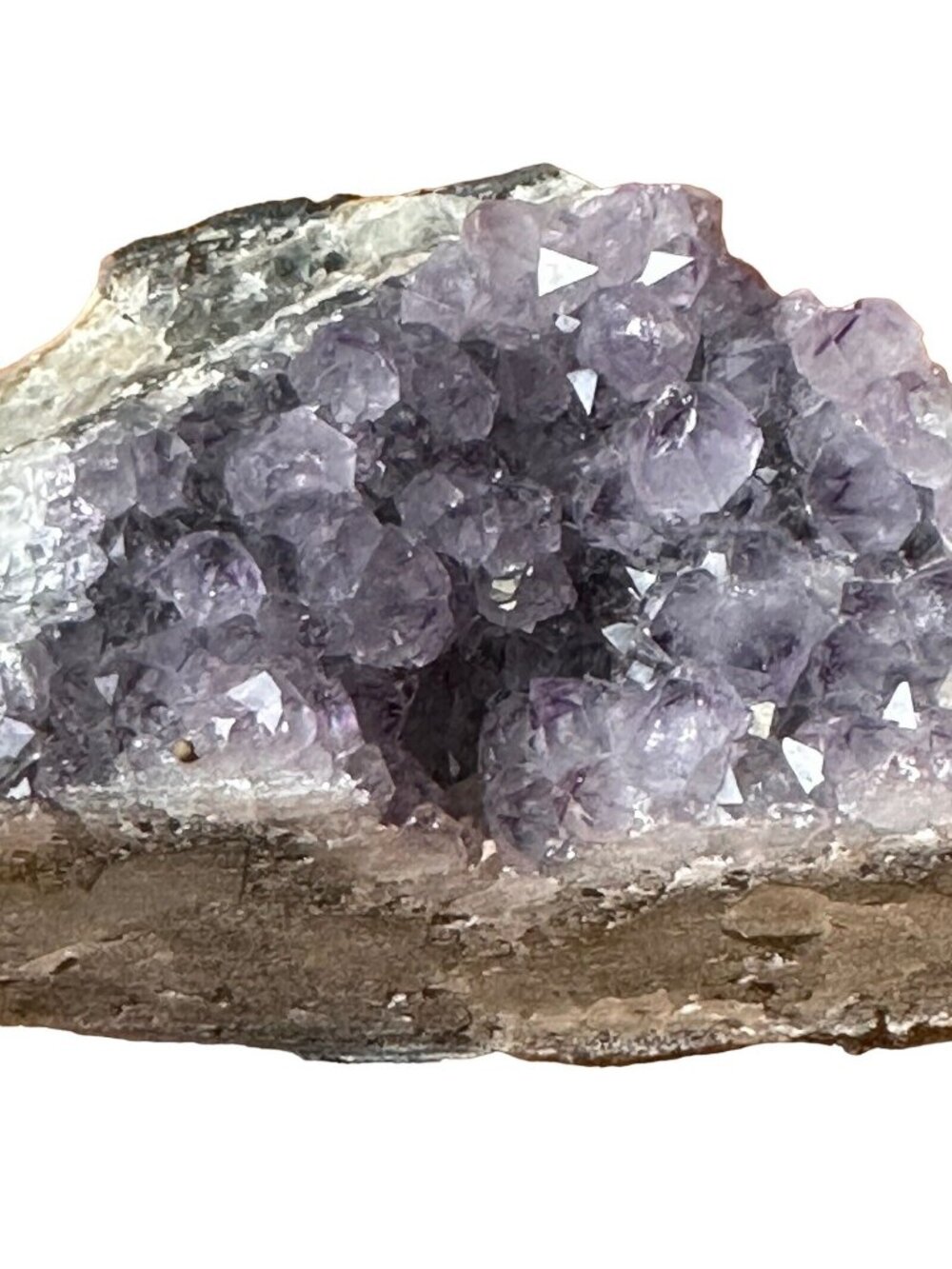 Natural Amethyst Geode Cluster 342g Purple Gemstone Crystal Specimen Rock
